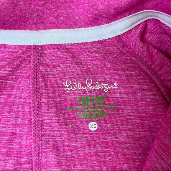Lilly Pulitzer Luxletic Neon Pink Zipper Front Jacket - Picture 6 of 7